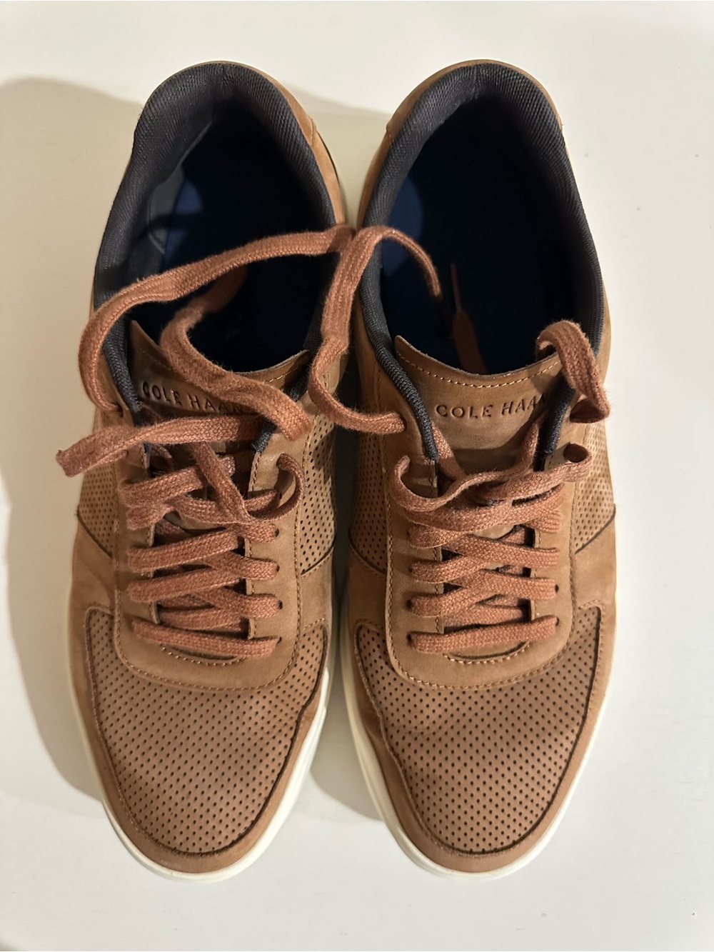 Cole Haan Grand Crosscourt Modern perforated sneakers, Men’s 10.5